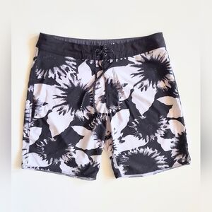 Billabong Men's Size 32 Sundays Pro Board Shorts Performance Black White